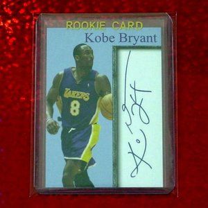 Kobe Bryant Rookie Facsimilie Autograph Card VHTF